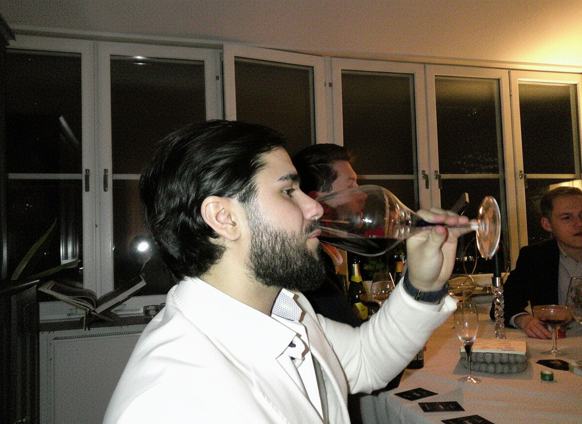 Vinprovning vid bordet